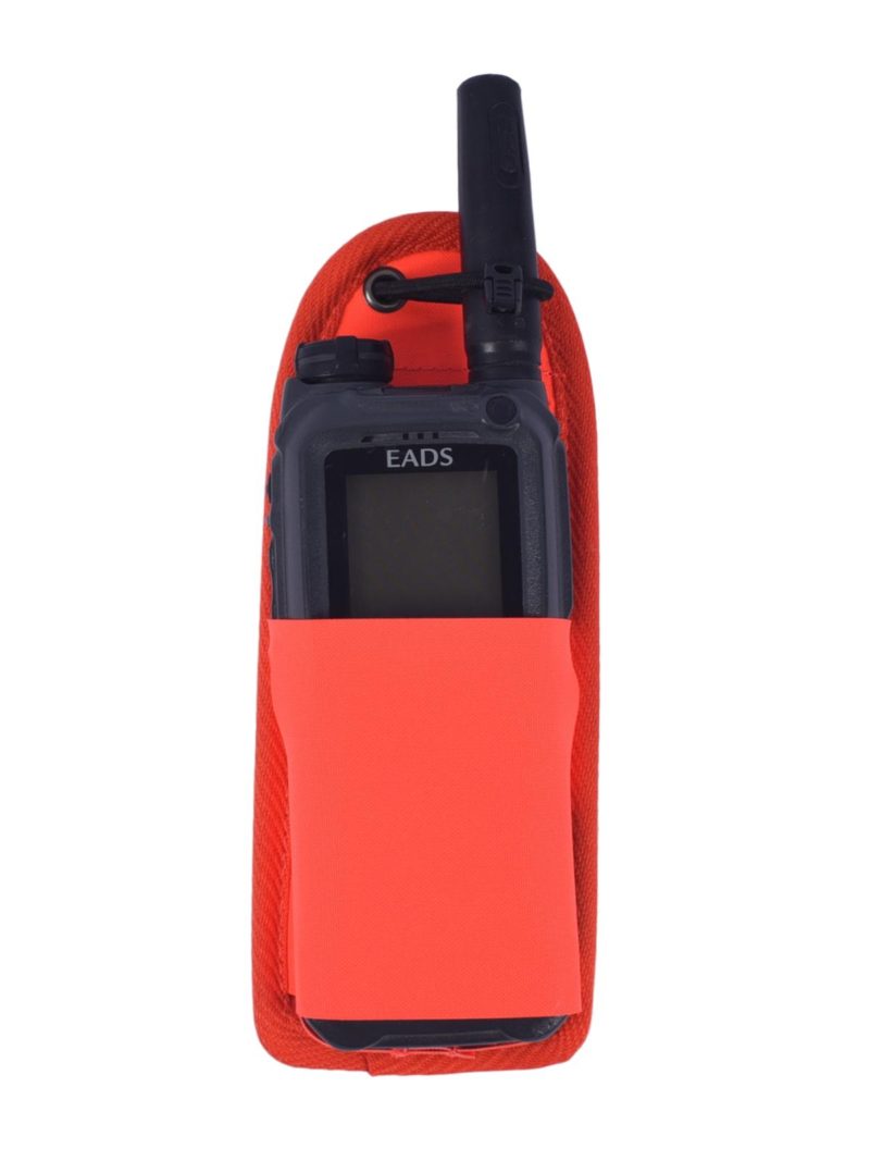 Pouch for Airbus THR9i handheld TETRA radio red 1