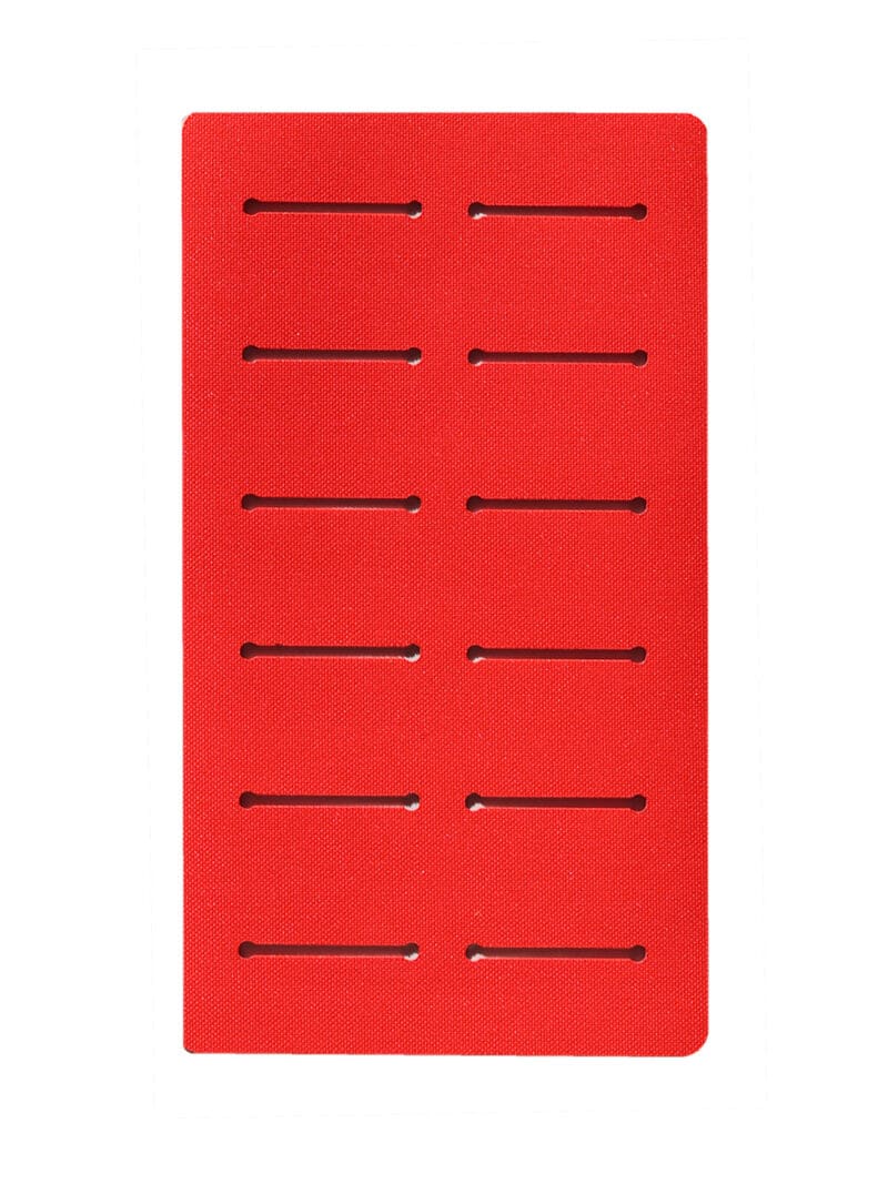 Molle-Panel 90 × 160 mm für Kleidung ohne vorgefertigte Befestigungsvorrichtung, rot
