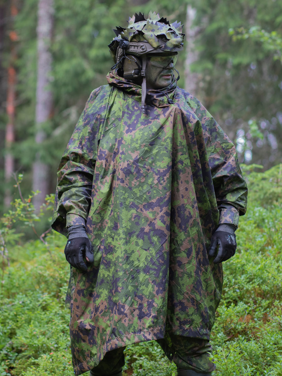 Rain poncho, M05 summer woodland