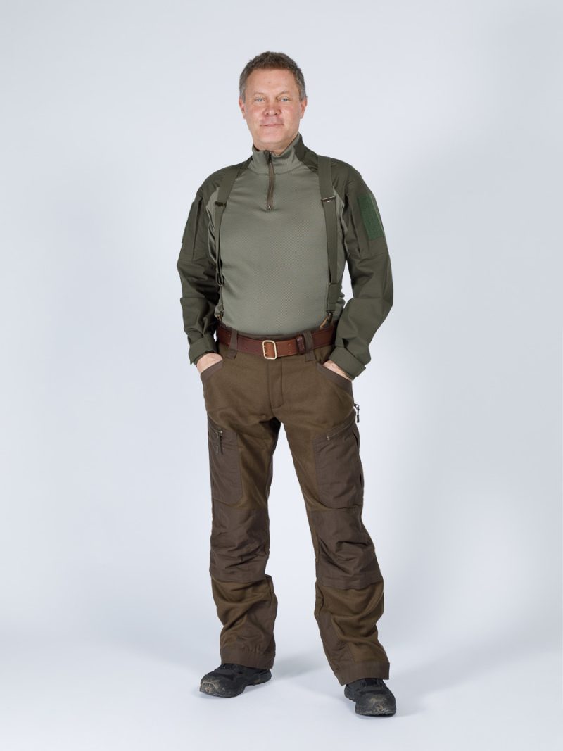 KARU Loden wool cargo pants