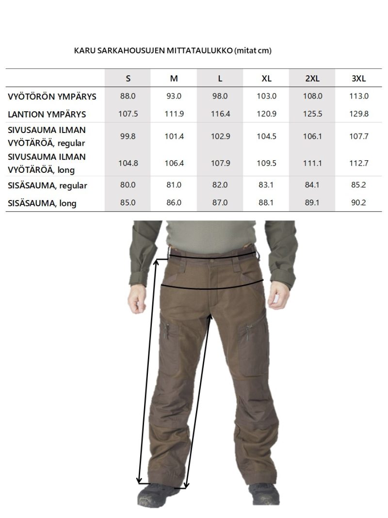KARU Loden wool cargo pants