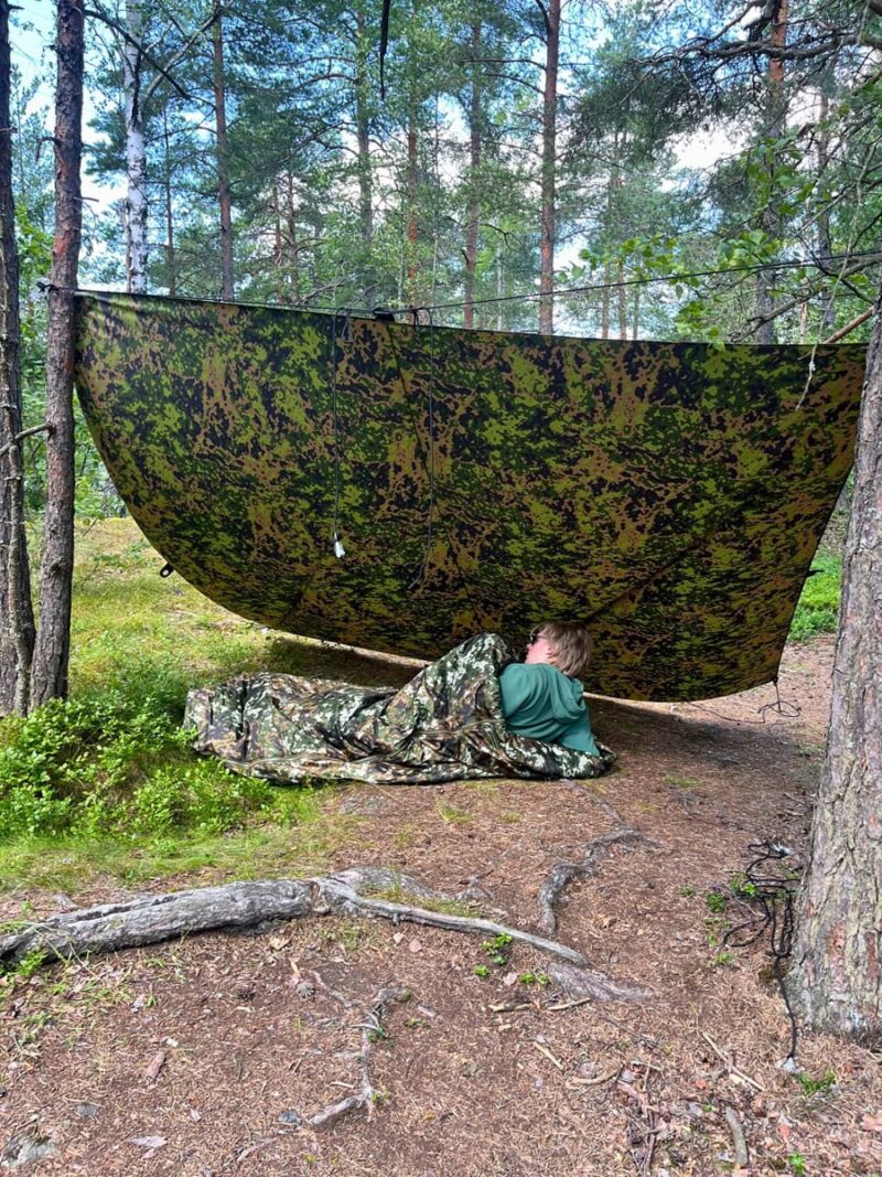 M05 Tactical laavukangas 290 cm x 295 cm