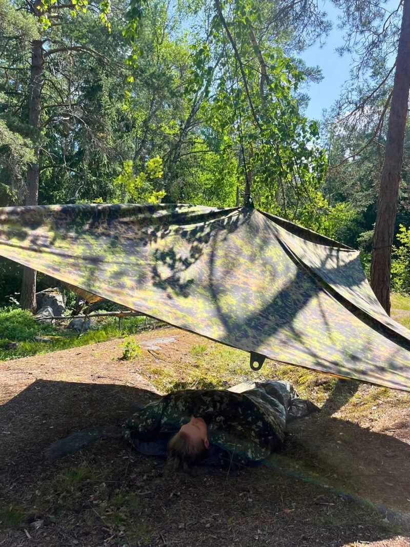 M05 Tactical laavukangas 290 cm x 295 cm