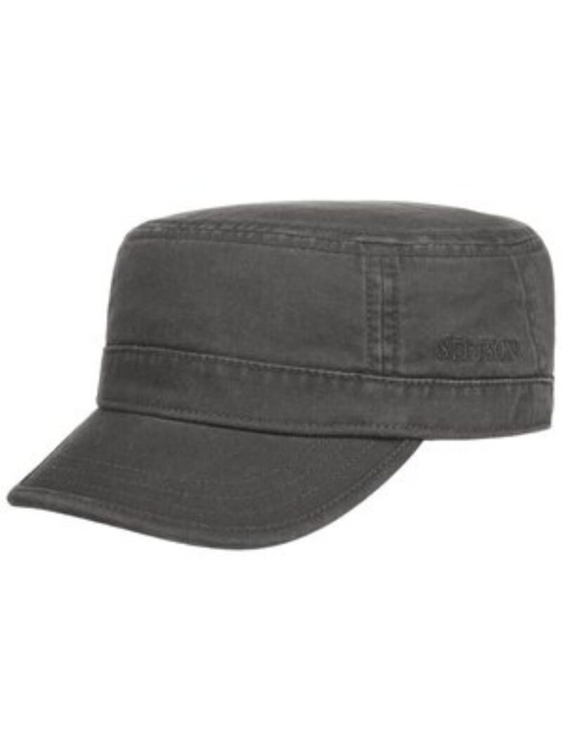 stetson army cap lippalakki harmaa