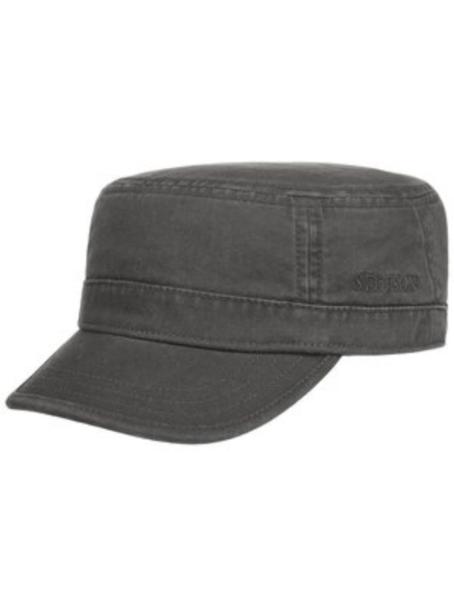 stetson army cap lippalakki harmaa