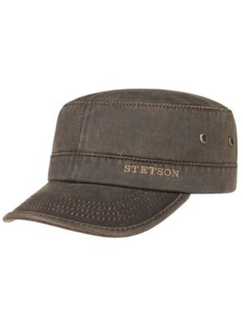 stetson army cap ruskea co/pes